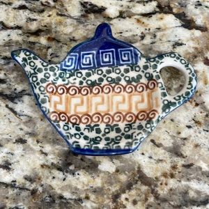 Polish Pottery spoon rest